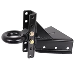 Vertical Channel Weld on Tongue Adapter for Adjustable Trailer A-Frames