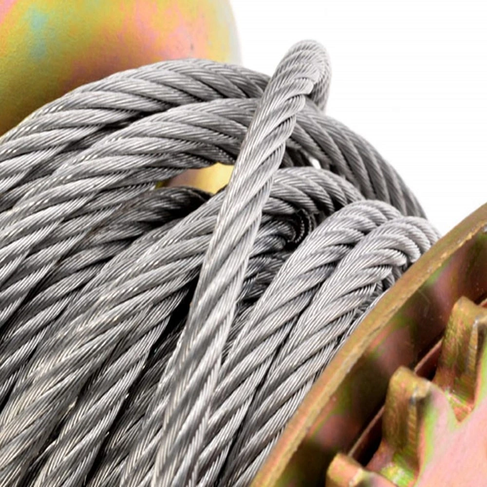 1BJY-HW-02S 800lbs Hand Crank Winch with Hook and 8m (26ft) Steel Cable