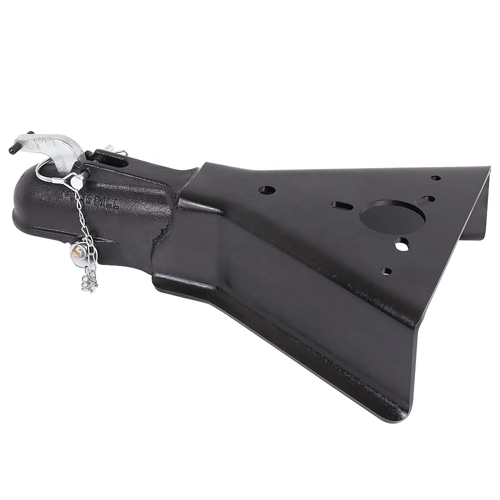 Auto Latch Weld On 2-5/16" Ball 15K Capacity A-Frame Trailer Coupler with Jack Hole #1BJY-TC-46B