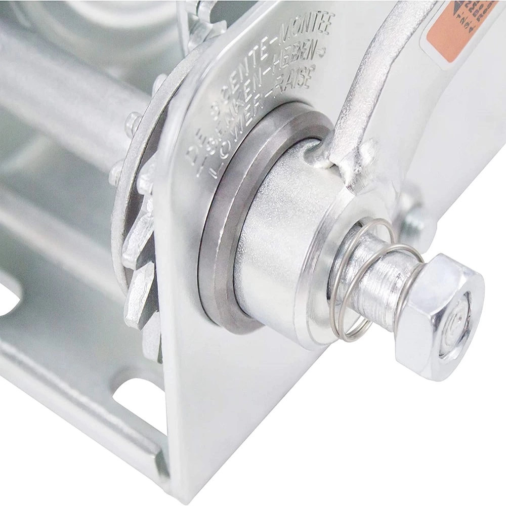 1BJY-HW-04 Hand Crank Boat Trailer Winch, without belt,1200 lbs Capacity,4:1 Gear