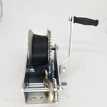 1BJY-HW-05B 1400lbs Hand Winch, with 7m Black Strap,for Boat Trailer Towing Winch
