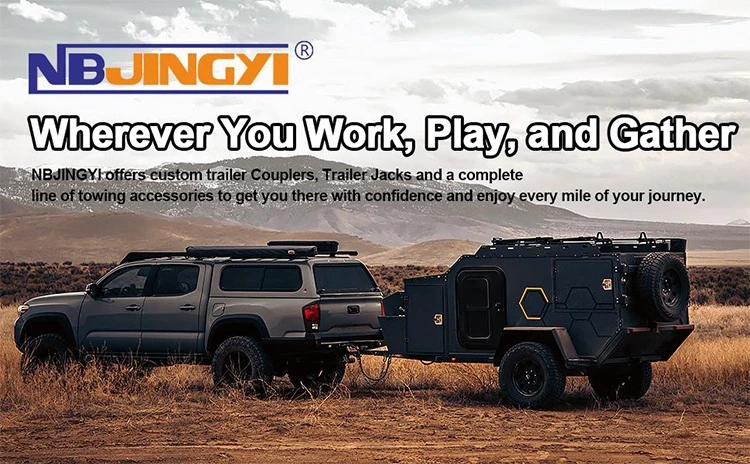 NBJINGYI Adjustable Trailer Coupler for 10000lbs,15000lbs Capacity,High-Strength Steel