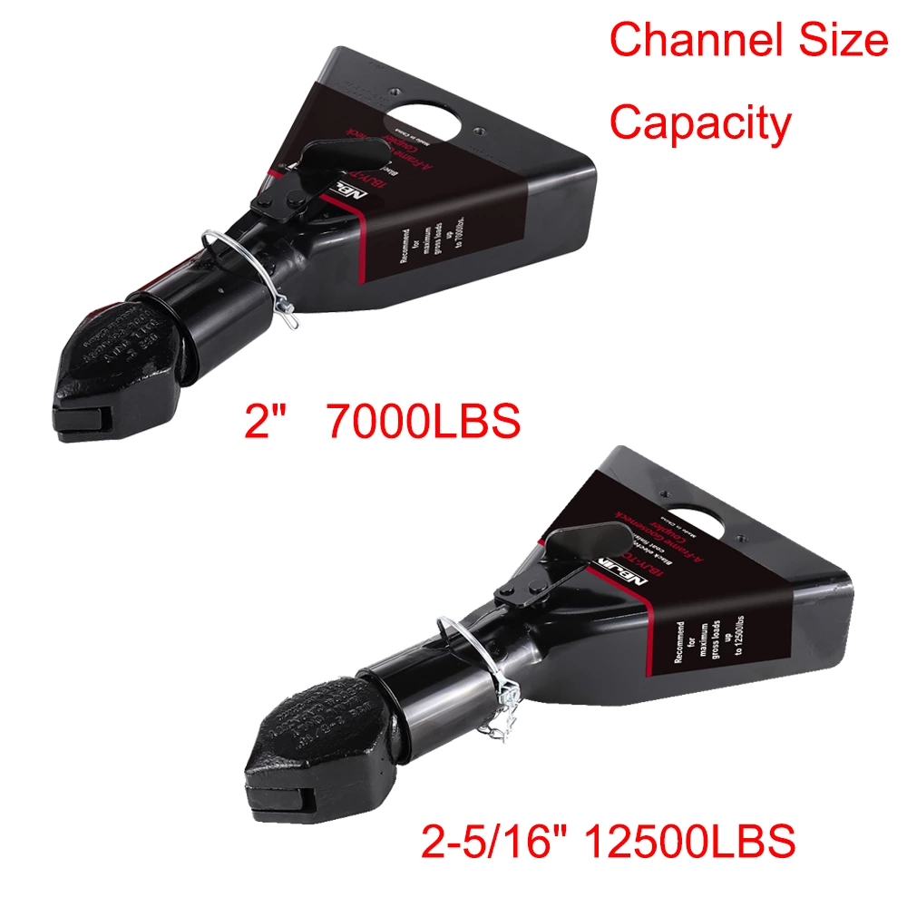 NBJINGYI Trailer Coupler for Ball Size 2inch,2-5/16 inch A-frame Trailer Coupler