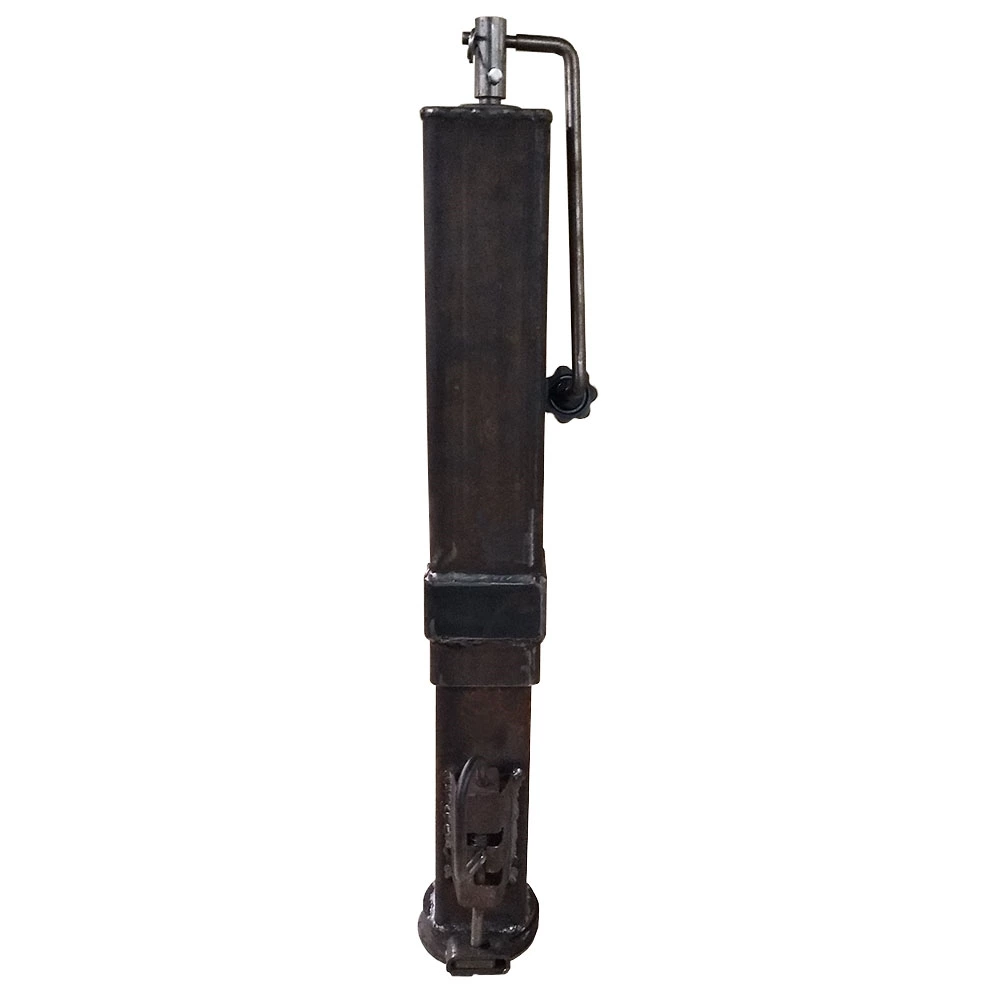1BJY-TC-23 Adjustable Square Tube Gooseneck Coupler with Topwind Crank