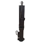 1BJY-TC-23 Adjustable Square Tube Gooseneck Coupler with Topwind Crank