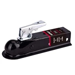 1BJY-TC-04 2inch Ball Size 3500LBS Quick-locking Straight Tongue Trailer Hitch Ball Coupler Trailer Connector