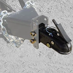 1BJY-TC-12 Heavy Duty 2-5/16in Cast Adjustable Trailer Coupler 15000LBS Capacity Channel-Mount Coupler