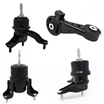 Engine Motor and Transmission Mount Kit Compatible with Camry 2002-2006 2.4L & Solara 2004-2008 2.4L Auto Transmission, Replace OE A4203 A4204 A4207 A4211, Set of 4