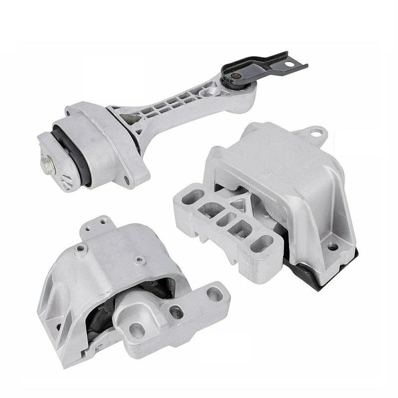 1K009Engine Motor and Transmission Mount Kit Compatible with Beetle 1998-2005 1.8L 2.0L  Derby 2001 2002 2003 2004 2005 2006 2007 2008 2009 1.8L 2.0L  Golf 1999 2000 2001 2002 2003 2004 2005 2006 1.8L 2.0L Jetta 1999 2000 2001 2002 2003 2004 2005  1.8L 2.0L OE A6929 A6935 A6930 Set of 3