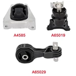 1K0097   Engine Mount Kit  3PC Motor&Trans Mounts Set for Honda Civic 1.3L 06-11 A4585 A65019 A65029