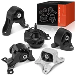 1K0112  Engine Mount Kit 5x Engine Motor & Transmission Mount for Honda CR-V 2002-2006 4WD Manual Trans.