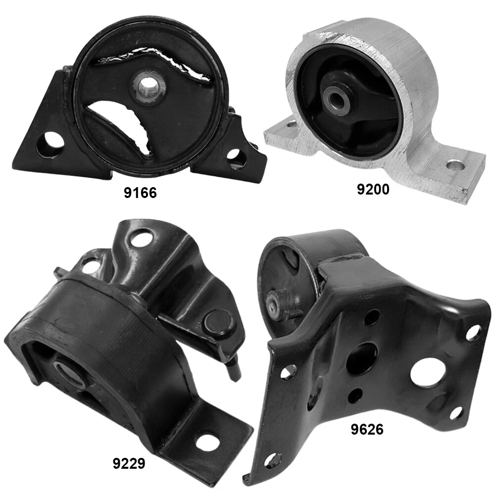 1K0114  Engine Mount Kit  Engine Motor Mounts & MANUAL Trans Mount 4PCS for Nissan Sentra 06-00 L4-1.8L