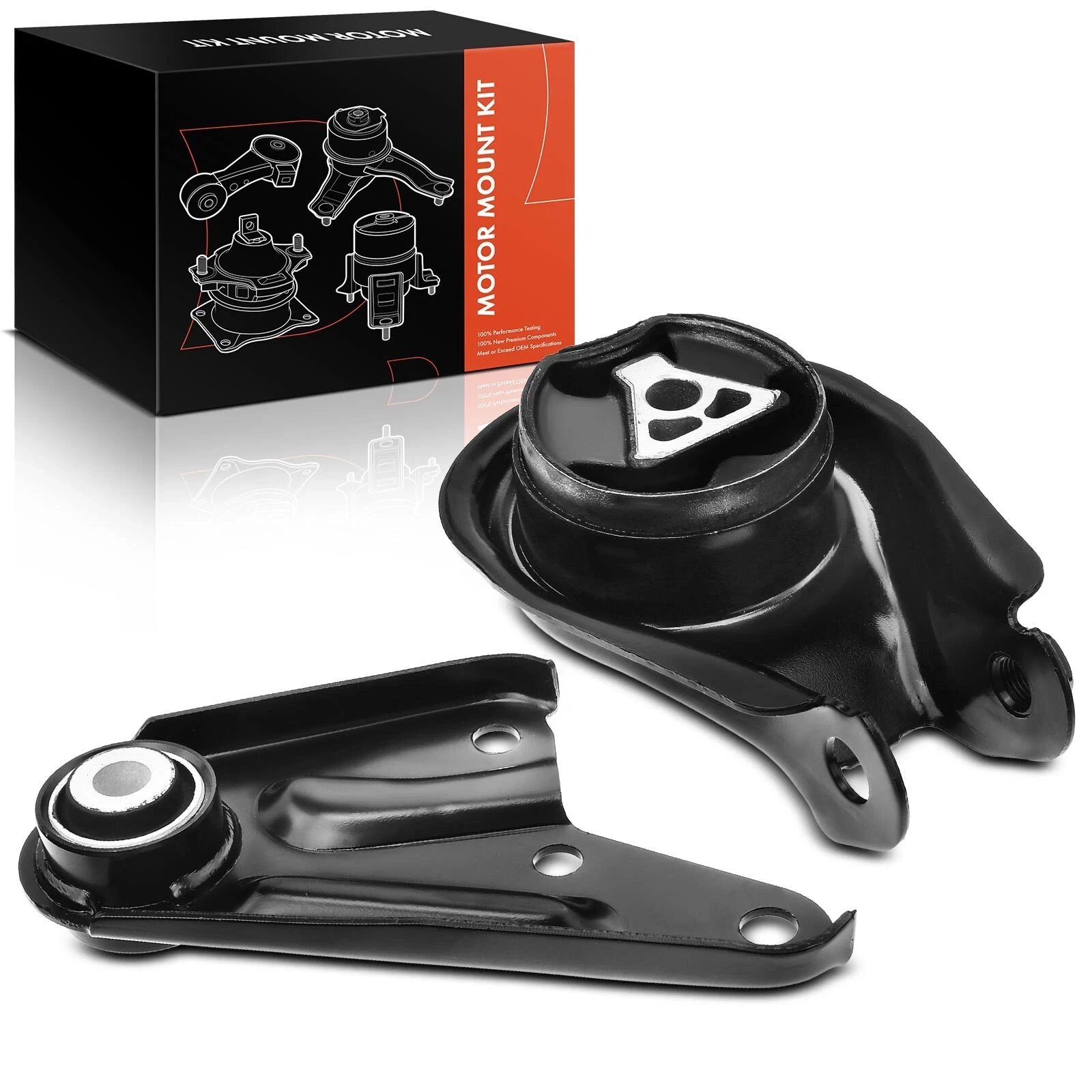 1K0117  Engine Mount Kit 2x Engine Motor Mount for Mazda 3 2004 2005-2013 2.0L 2.3L 2.5L 5 2006-2010 DOHC