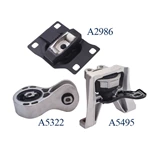 1K0130 Engine Mount Kit 3X Engine Motor & Automatic Trans Mount for  Ford Focus 2008-2011 l4 2.0L