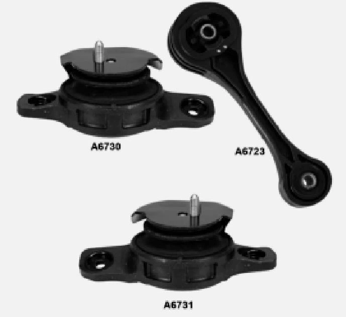 Engine Mounts & Transmission Mount 4PCS Set For Subaru Legacy 2009 - 2005 H4-2.5L