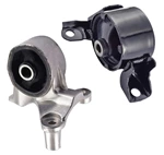 Front Motor Mount and Trans Mount Set for Acura Honda 2001 - 2005 EL Civic 1.7L Manual Replacement for A4511 A6589