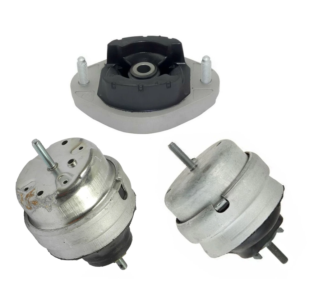Engine Motor and Transmission Mount Set  Compatible with Audi 02-06 A4 1.8L FWD, 02-05 A4 Quattro 1.8L AWD 3PCS A6967 A6922 A6937