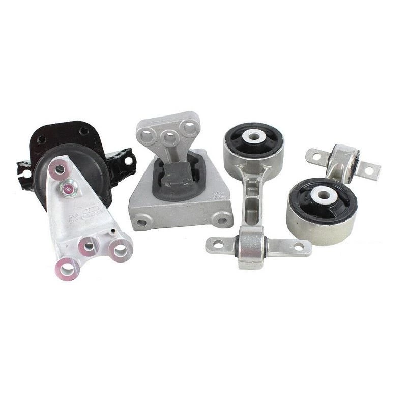 1K0025 4Pcs Engine Motor Mounts Transmission Mount Kit Replacement for 2006-2011 Honda Civic 1.8L Manual Trans Model Only Compatible with A4546, A4547, A4548, A4530