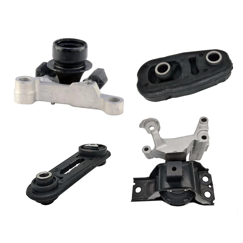 1K0042 Engine Motor Transmission Mount Kits Compatible with Nissan Sentra 2.0L 2007-2012 4PCS Engine Trans Mount Replace A4318 A4345 A4348HY A4346