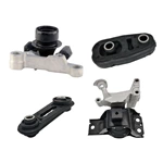 1K0042 Engine Motor Transmission Mount Kits Compatible with Nissan Sentra 2.0L 2007-2012 4PCS Engine Trans Mount Replace A4318 A4345 A4348HY A4346