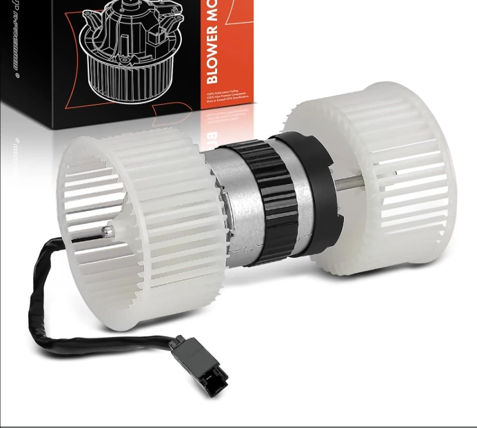 1BCW-BM-150 HVAC Heater Blower Motor Assembly Compatible with Nissan Vehicles - Quest 2004-2009, MPV - Front Side