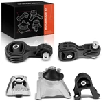 1K0132 Engine Mount Kit 5pcs Engine Motor & Transmission Mount for Honda CR-V 2007-2011 L4 2.4L DOHC 4WD