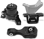 1K0261 Engine Motor Mount and Transmission Mount Set of 3 Compatible with Honda Fit 2015-2017 L4 1.5L  Manual Transmission Replace No.A65060  A65095  A65061