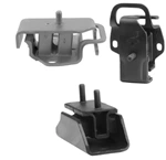 1K1156 Front Engine Mounts & Rear Transmission Mount 3PCS For Isuzu Amigo 93-89 L4-2.3L