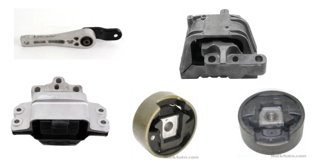 1K1157 5PCS Motor Mount & Transmission Mount 2009-2017 for Volkswagen CC Sport Sedan 4-Door 2.0L