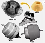 1K1162 2005-2007 Engine Motor Mounts & Insert Of Manual Trans Mount 4PCS for Audi A4 2.0L