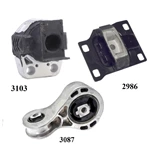 1K1165 Engine Motor & Trans Mount Set for 2008-2011 Ford Focus 2.0L 2986 3103 3087 3PCS